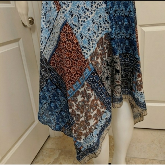 LAST ONE😱Off Shoulder Asymmetrical Patch Dress - Picture 3 of 8